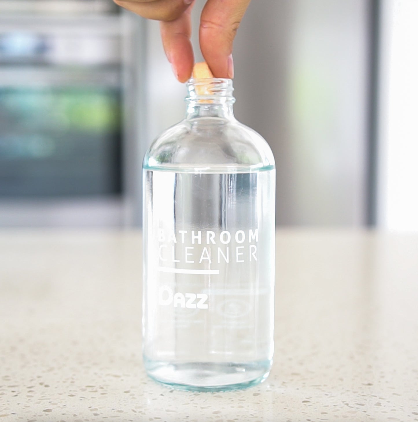 Reusable Glass Bottle with Trigger Sprayer