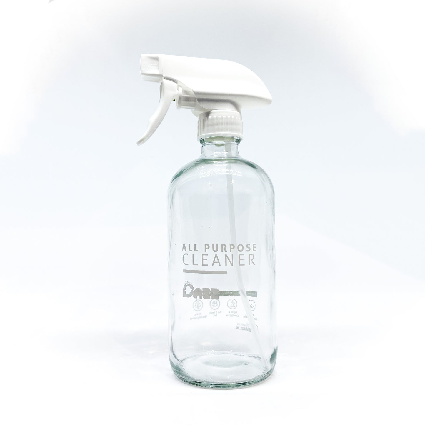 Reusable Glass Bottle with Trigger Sprayer